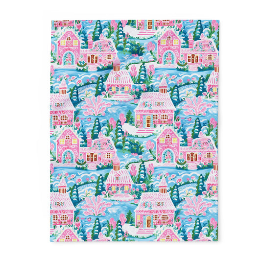 Sugarplum Winter Lane Blanket