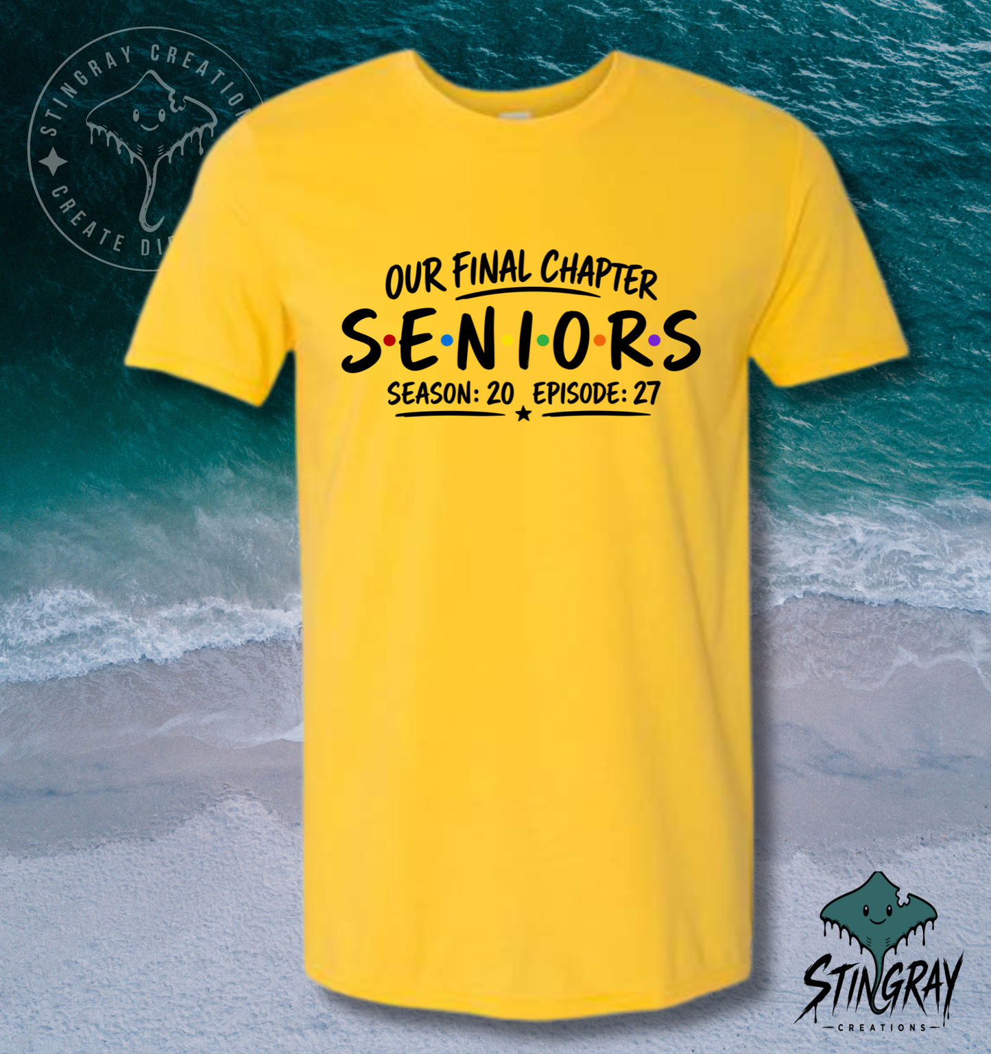 Our Final Chapter Seniors Class of 2027 T Shirt & Crewneck Sweatshirt