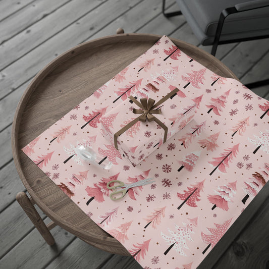 Pretty in Pink Pines (Wrapping Papper)