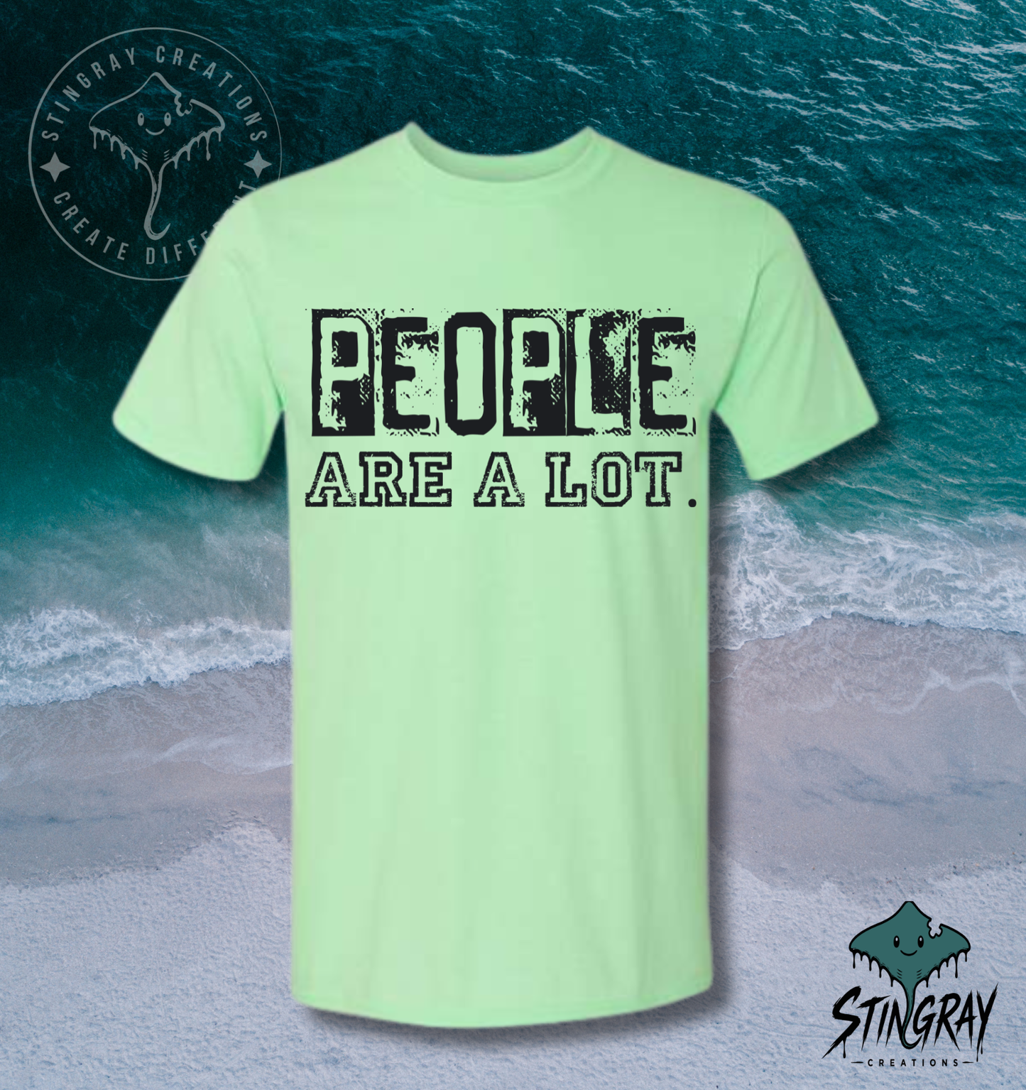 People Are a Lot Funny T-Shirt & Crewneck Sweatshirt | Sarcastic Graphic Shirt