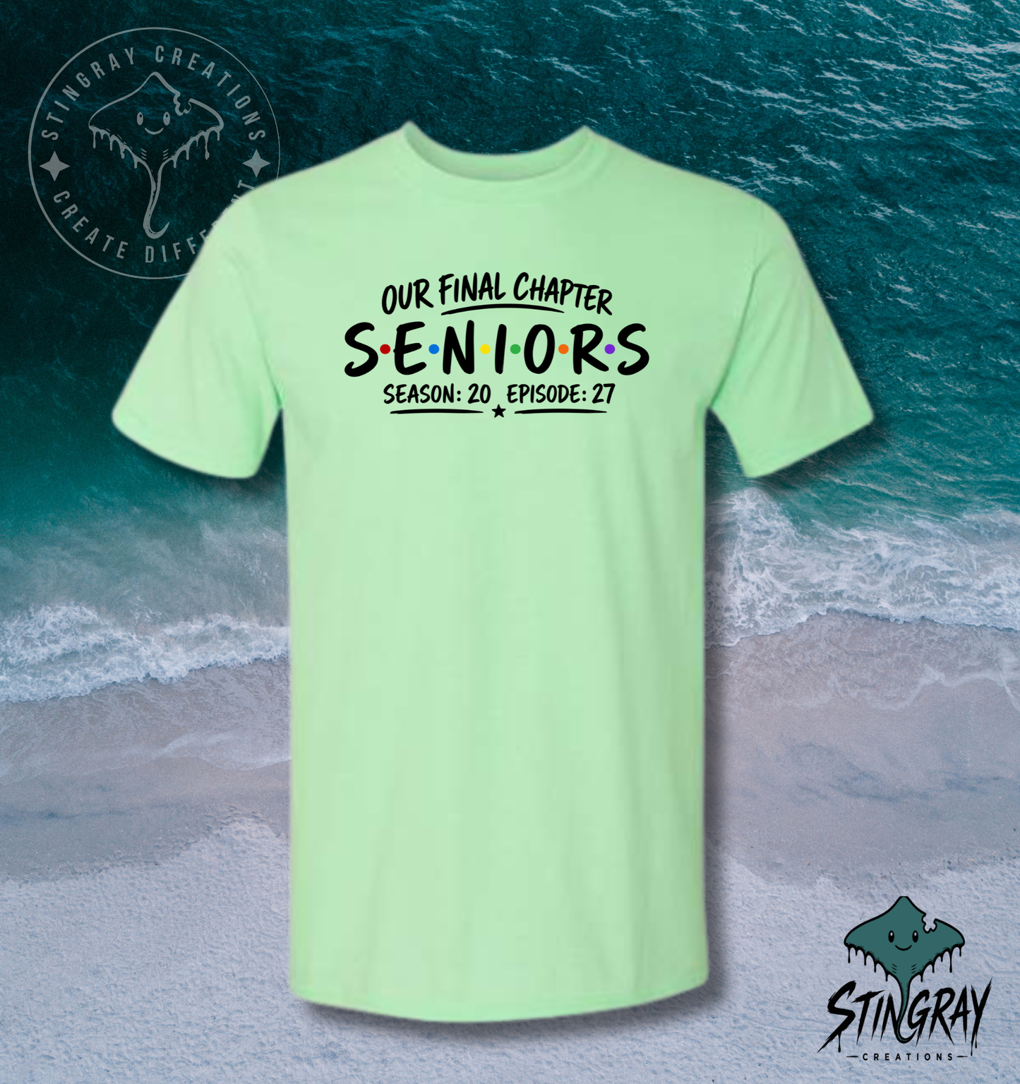Our Final Chapter Seniors Class of 2027 T Shirt & Crewneck Sweatshirt