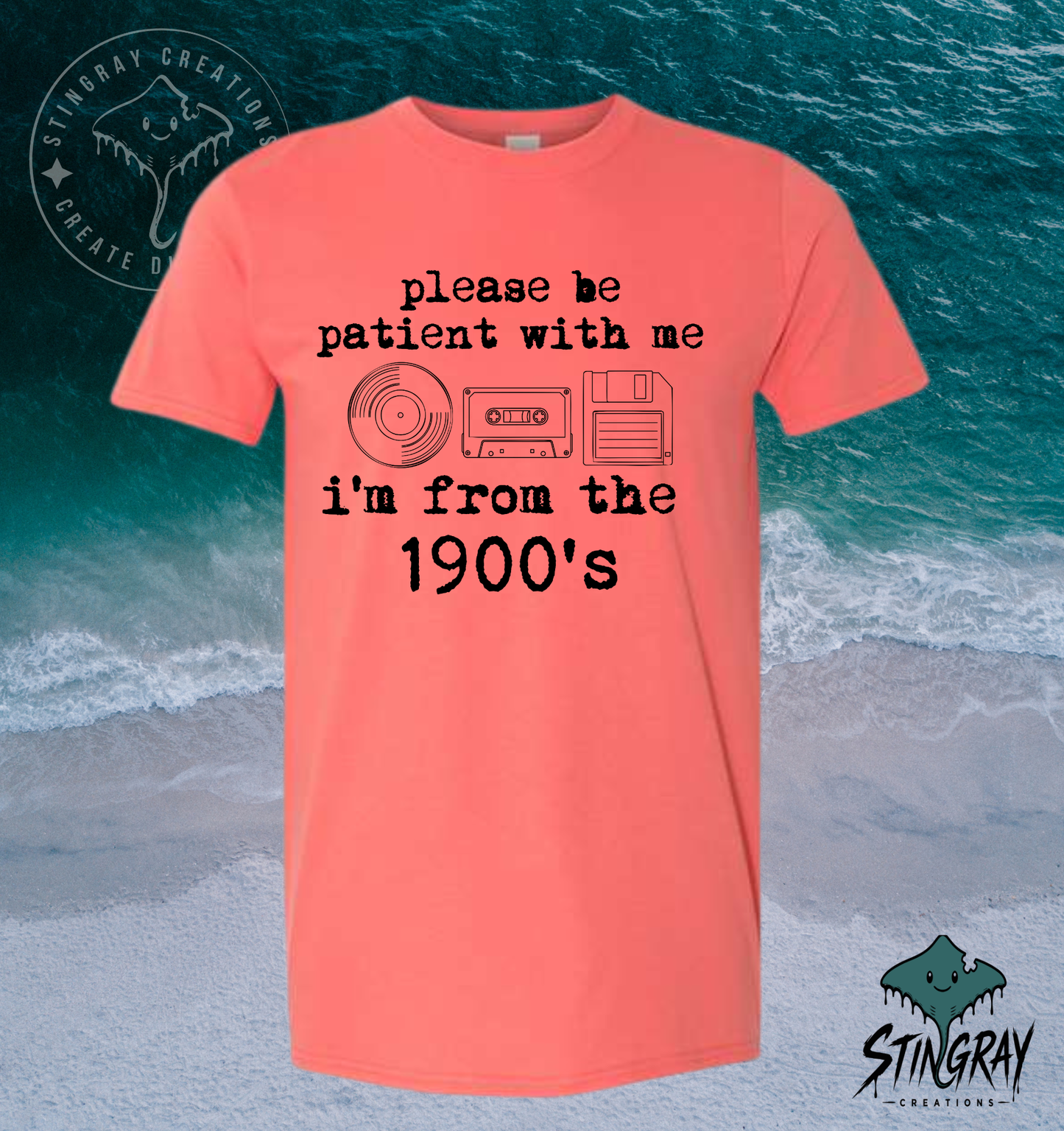 Please Be Patient With Me I’m From the 1900s T-Shirt & Crewneck Sweatshirt | Funny Retro Shirt