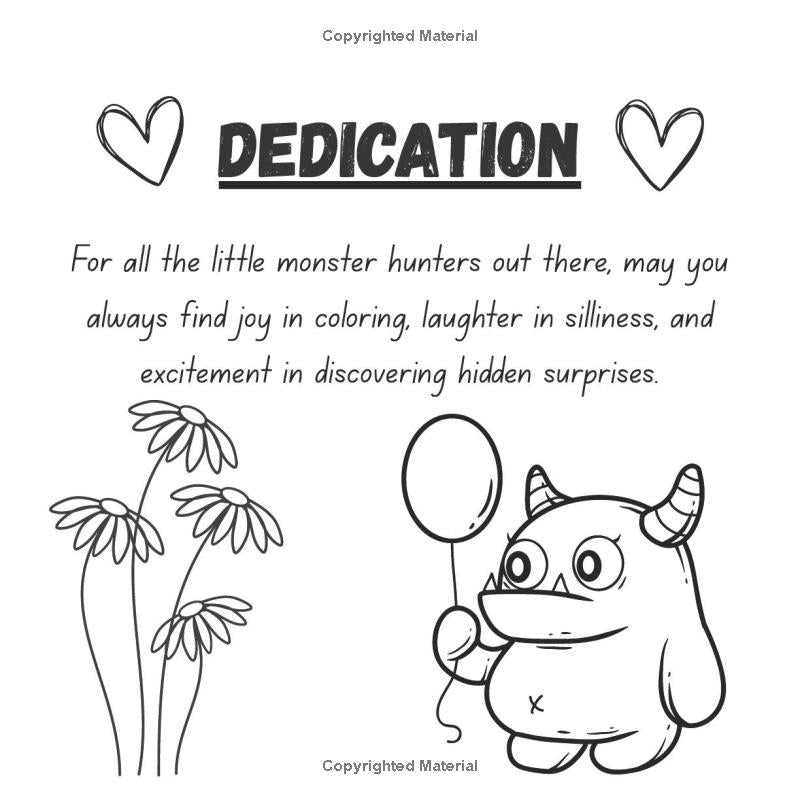 Monster Hide & Seek: A Coloring Adventure Paperback