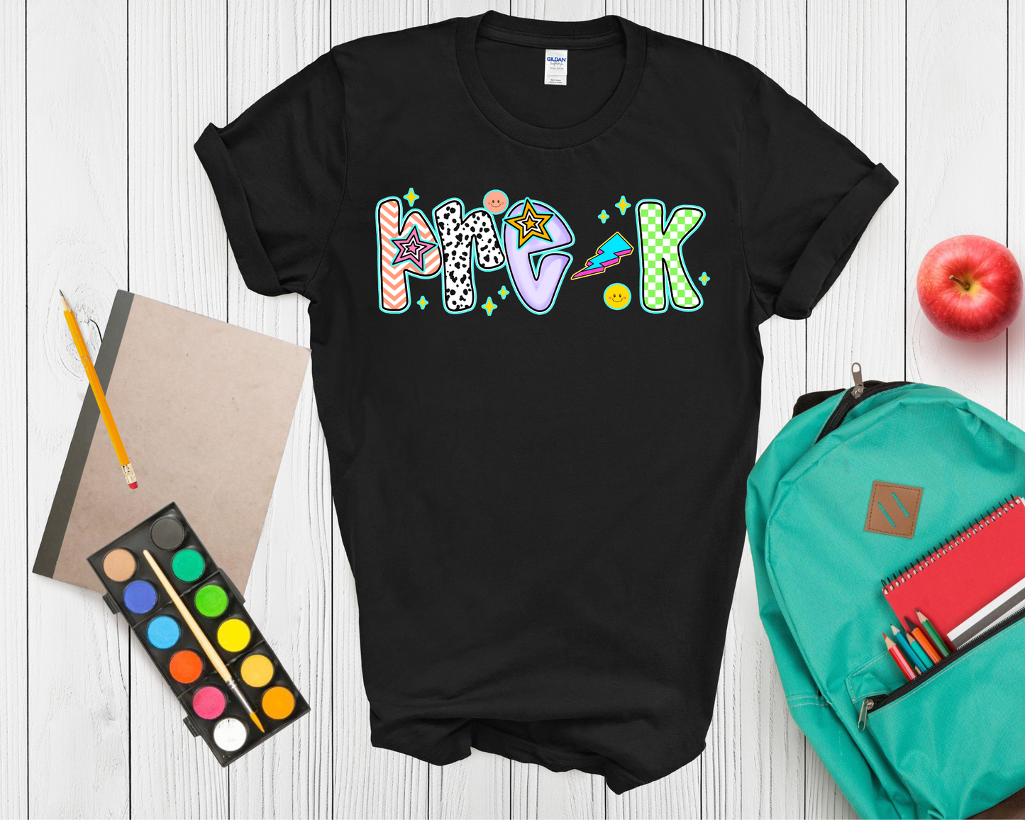 Pre K - Fifth Grade Back to School Shirt | Colorful Grade Level Teacher & Student T Shirt
