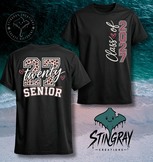 Twenty Seven Senior 2027 T Shirt & Crewneck Sweatshirt | Class of 2027 Apparel