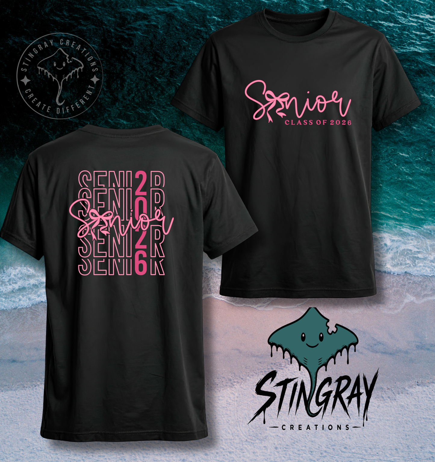 Senior Class of 2026 T Shirt & Crewneck Sweatshirt | Senior Year Apparel