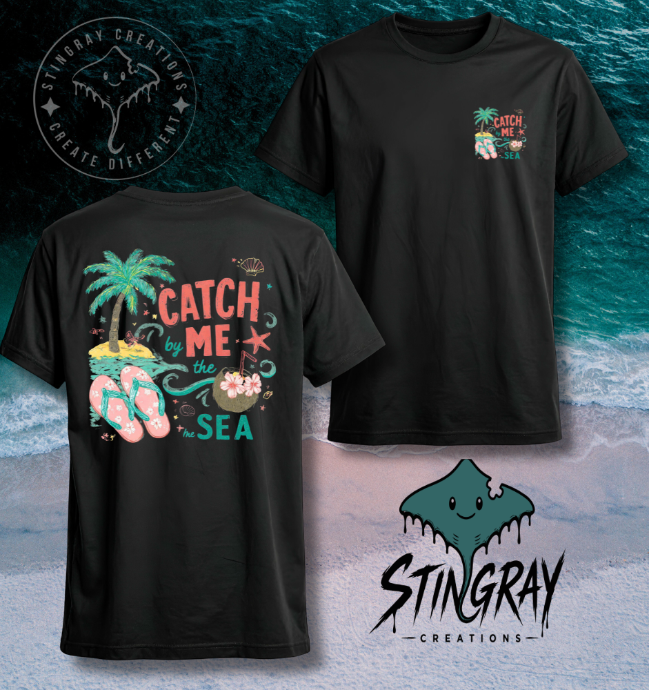 Catch Me by the Sea Shirt | Coastal Beach Graphic Tee