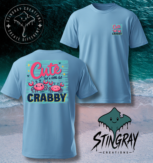 Cute Crabby Shirt | Funny Crab Graphic Tee | Beach Summer Shirt