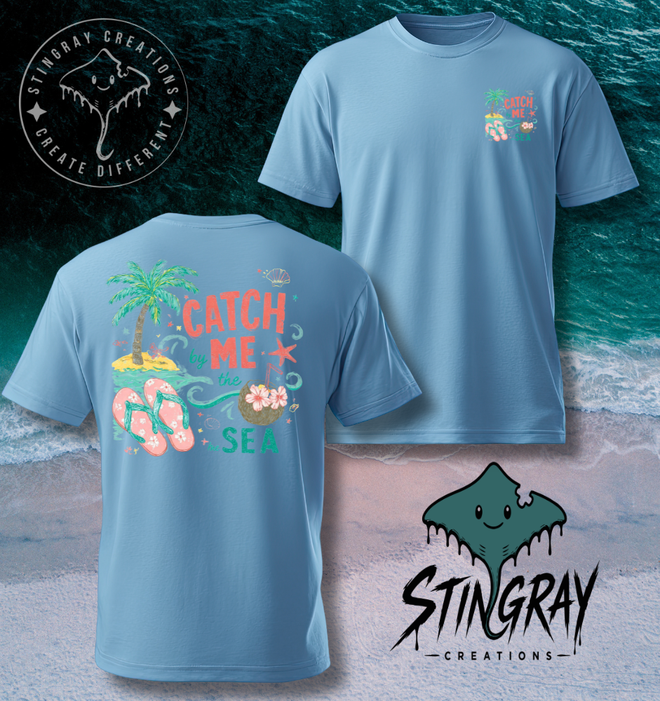 Catch Me by the Sea Shirt | Coastal Beach Graphic Tee