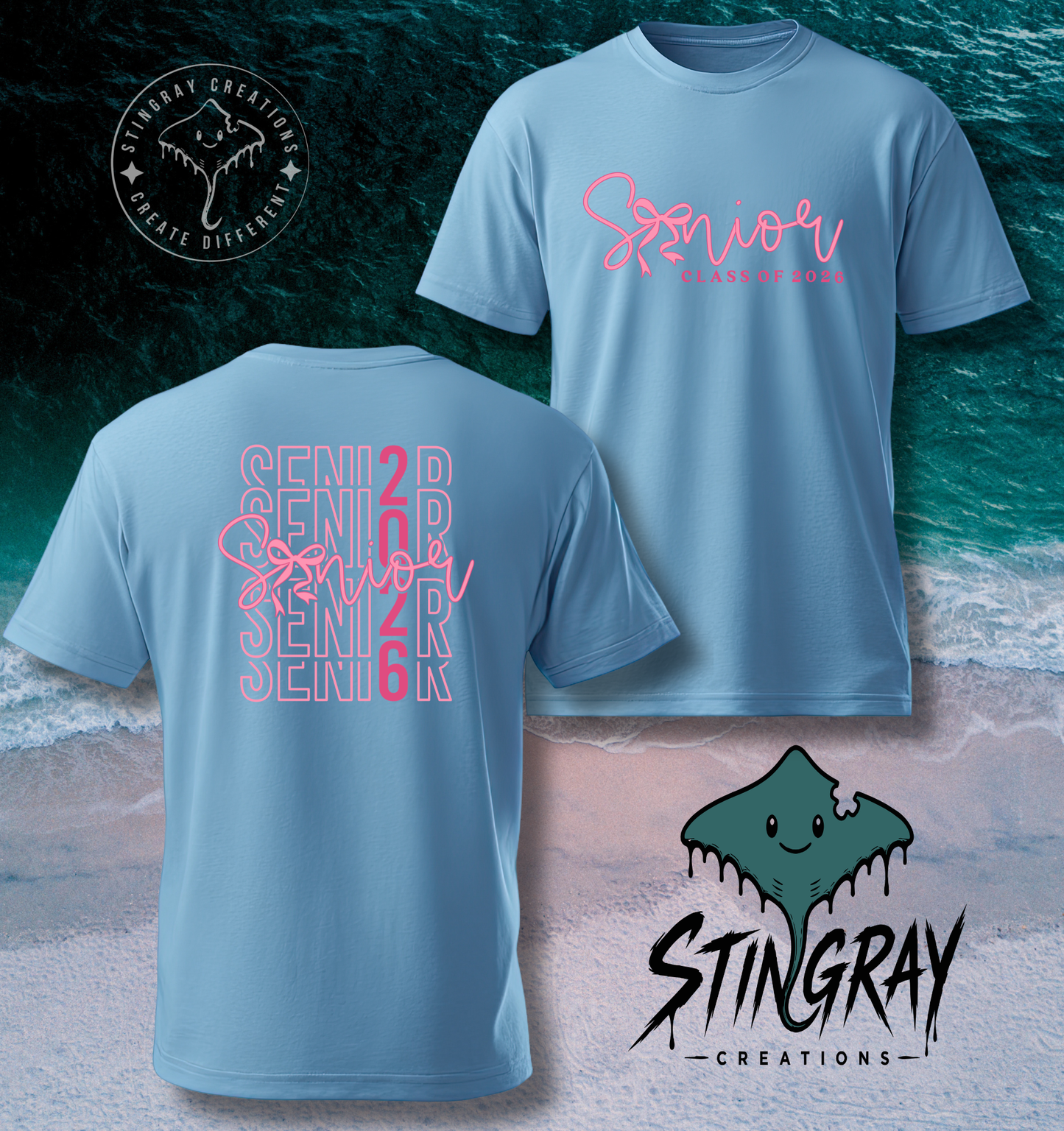 Senior Class of 2026 T Shirt & Crewneck Sweatshirt | Senior Year Apparel