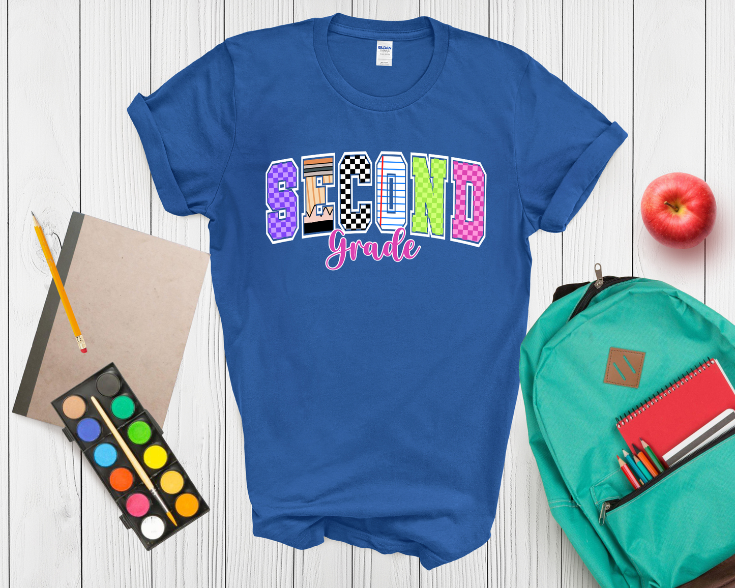Pre K Through 5th Grade Back to School Shirt | Custom Grade Level Student T Shirt