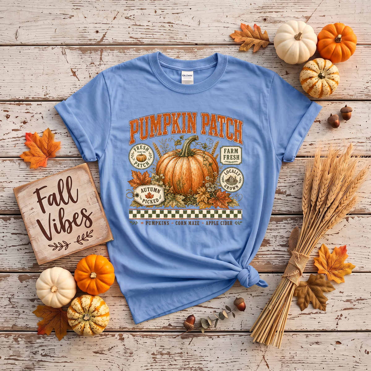 Pumpkin Patch Crewneck Sweatshirt | Vintage Fall Pumpkin Sweatshirt | Cozy Autumn Shirt