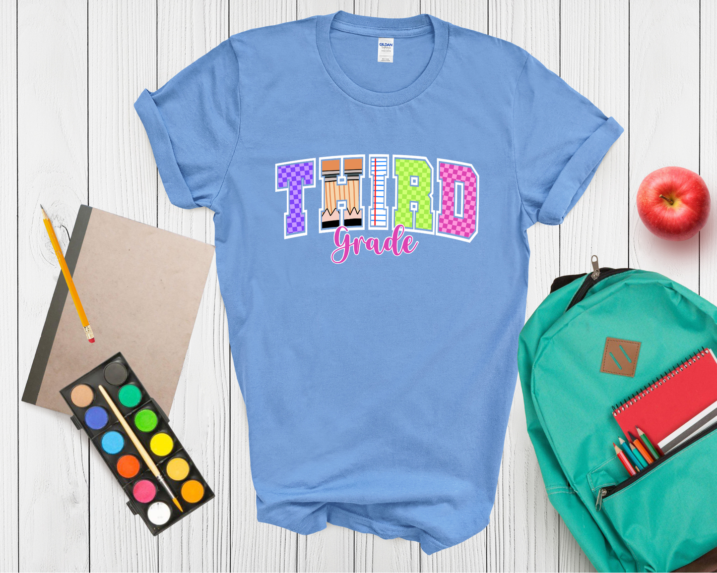 Pre K Through 5th Grade Back to School Shirt | Custom Grade Level Student T Shirt