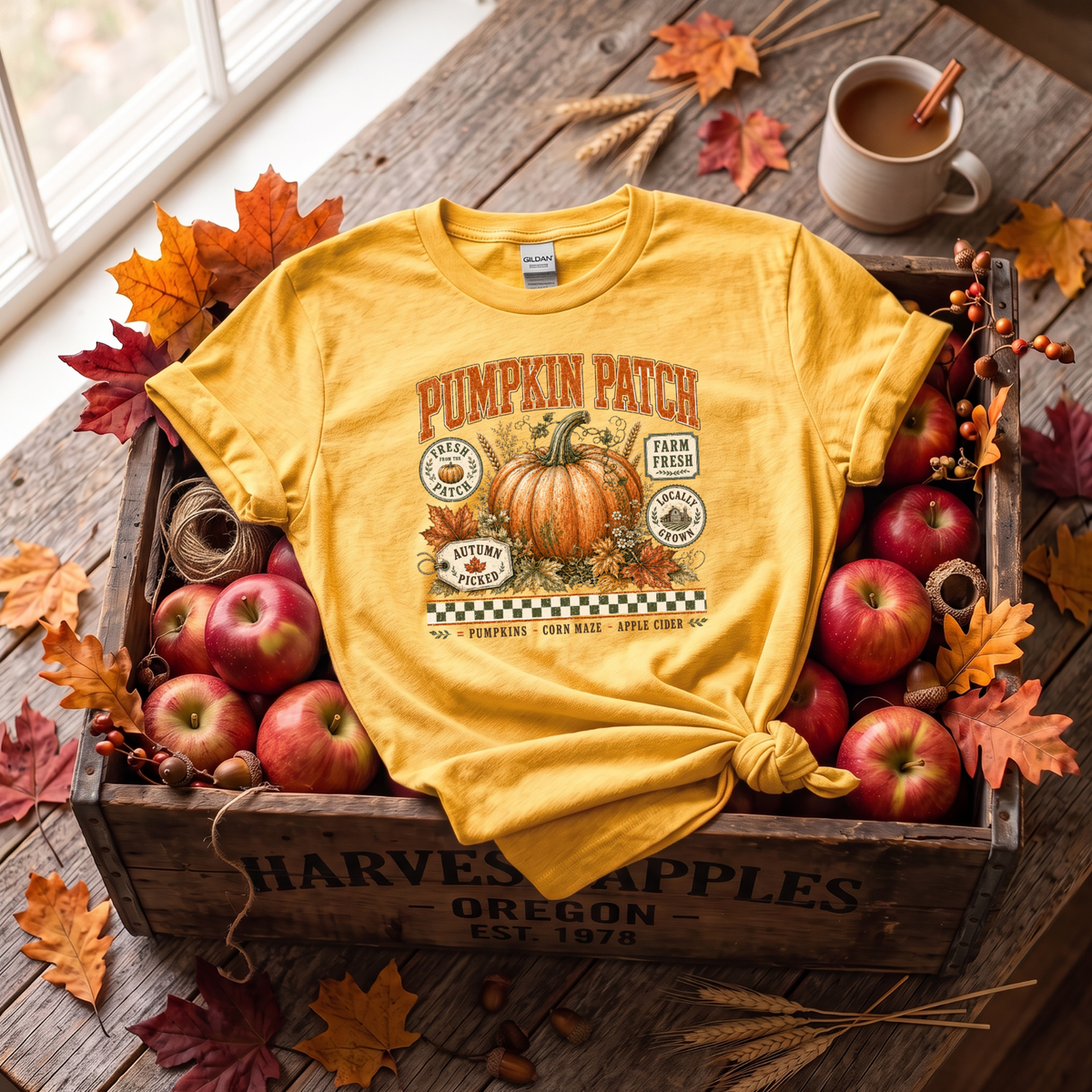 Pumpkin Patch Crewneck Sweatshirt | Vintage Fall Pumpkin Sweatshirt | Cozy Autumn Shirt