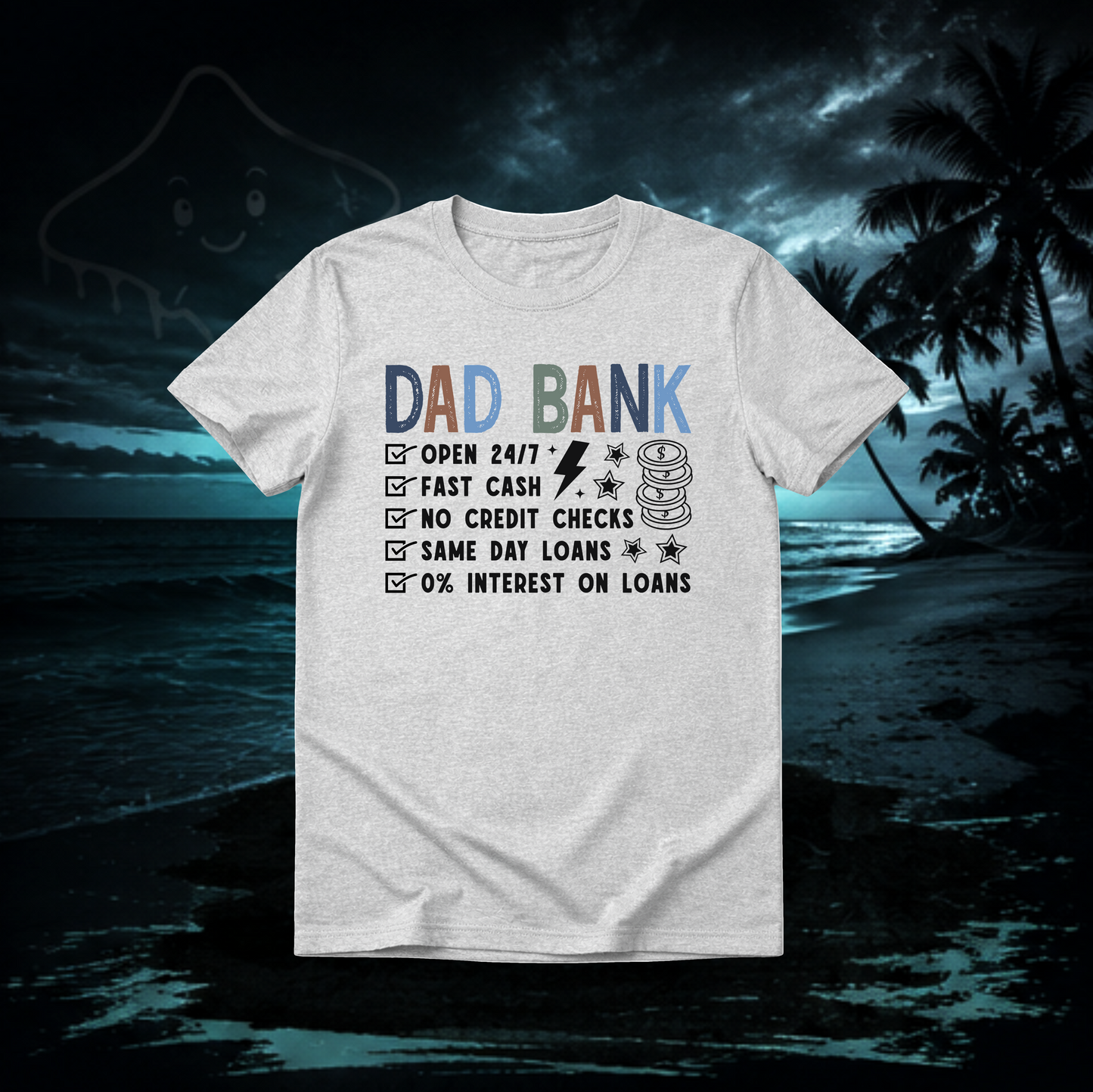 Funny Dad Bank Shirt | Father’s Day Graphic Tee for Dad