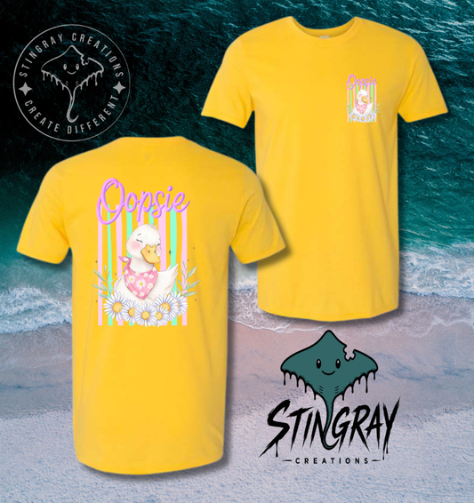 Cute Duck Graphic Tee | Daisy Duck Shirt | Cottagecore Farm Animal Summer Shirt