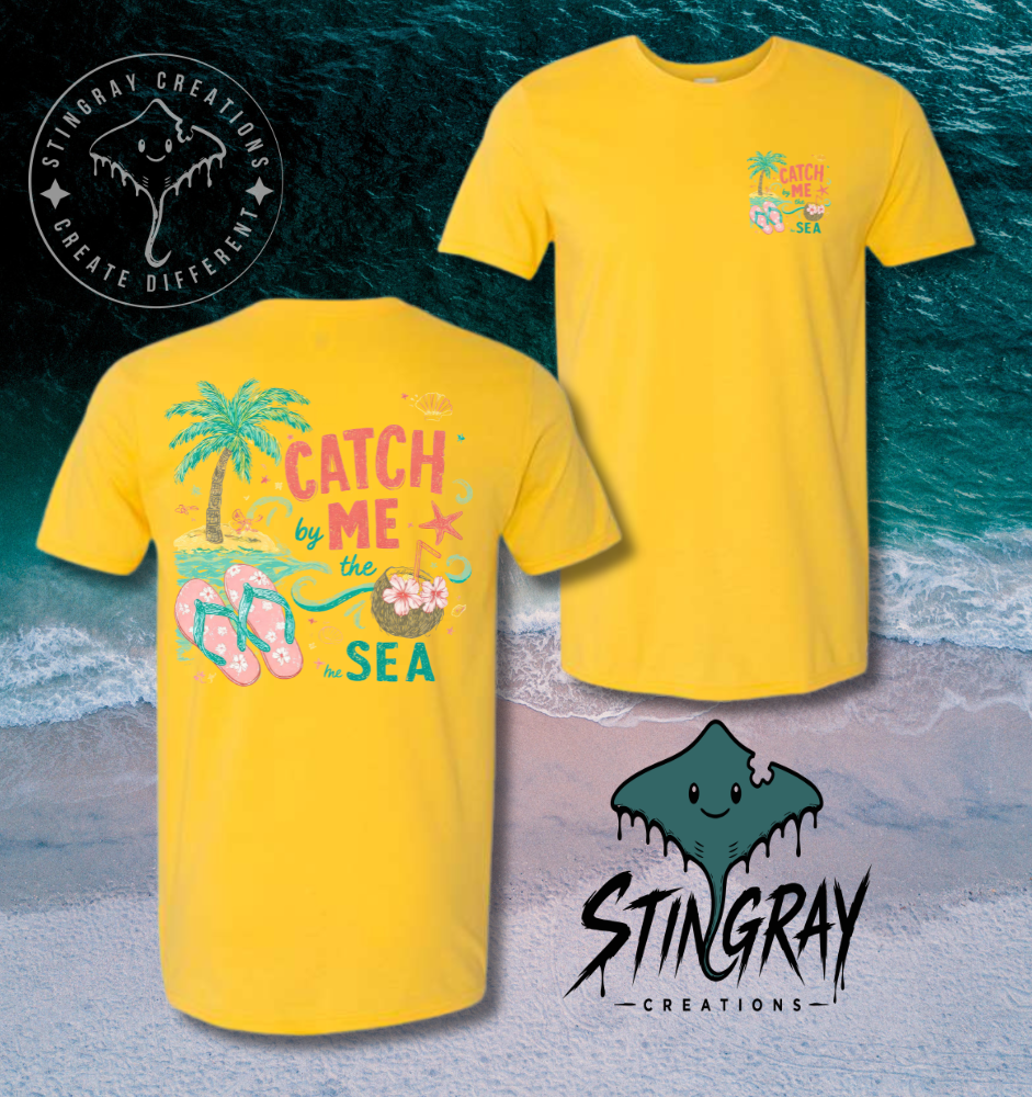 Catch Me by the Sea Shirt | Coastal Beach Graphic Tee