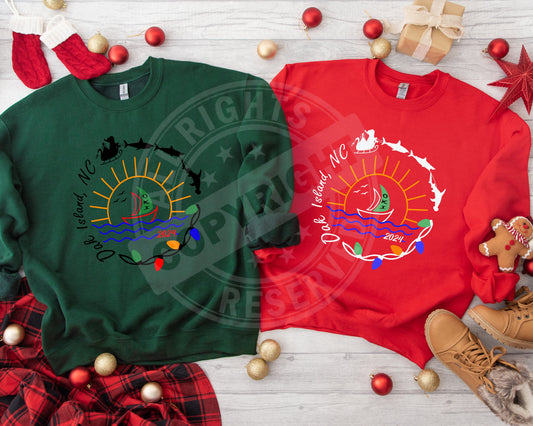 Oak Island Christmas 2024 Shirt