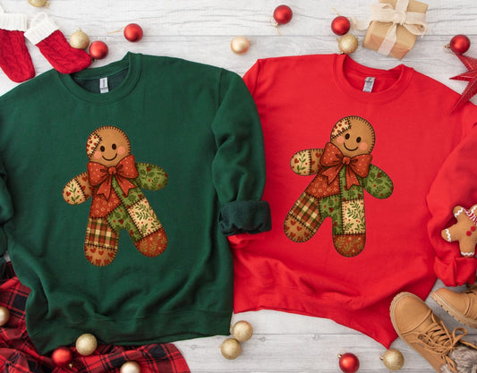 Patchwork Gingerbread Man