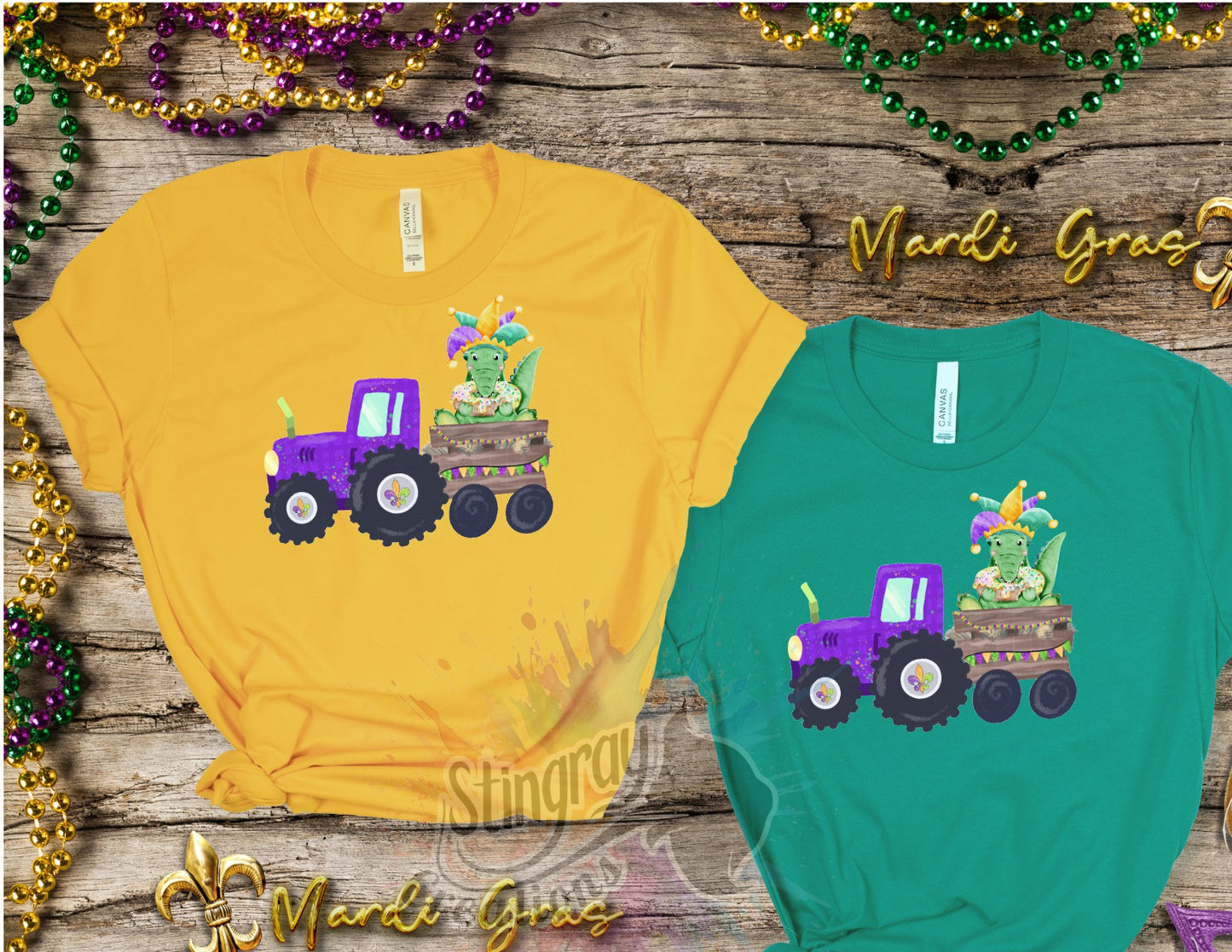 Youth Mardi Gras Tractor
