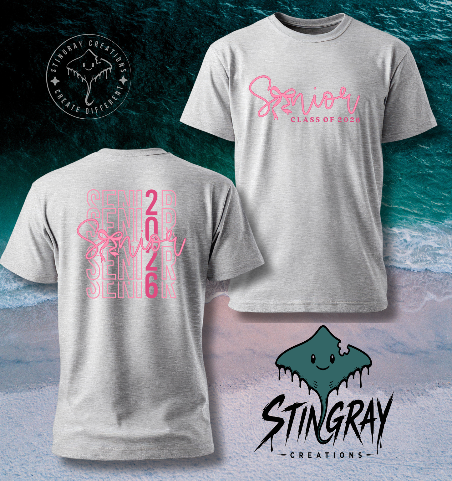 Senior Class of 2026 T Shirt & Crewneck Sweatshirt | Senior Year Apparel