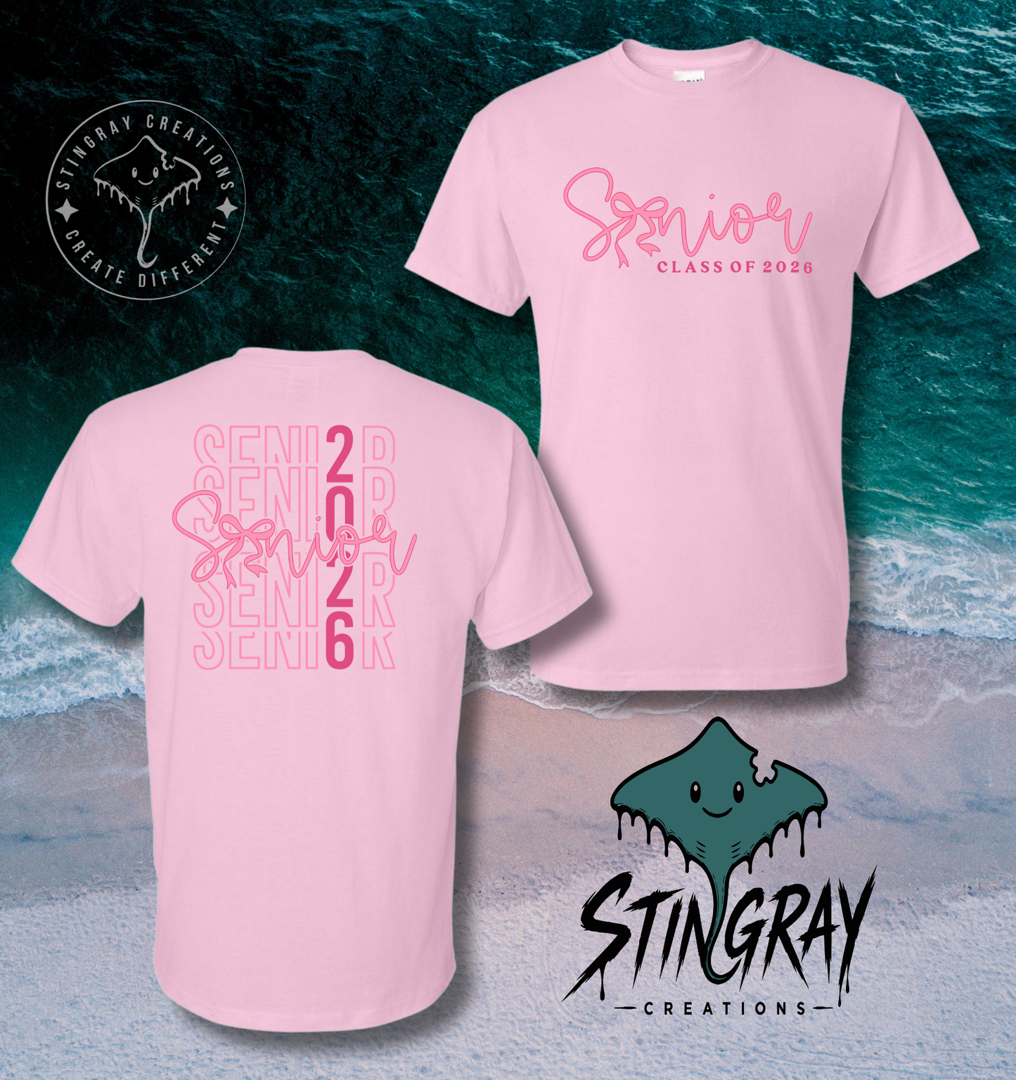 Senior Class of 2026 T Shirt & Crewneck Sweatshirt | Senior Year Apparel