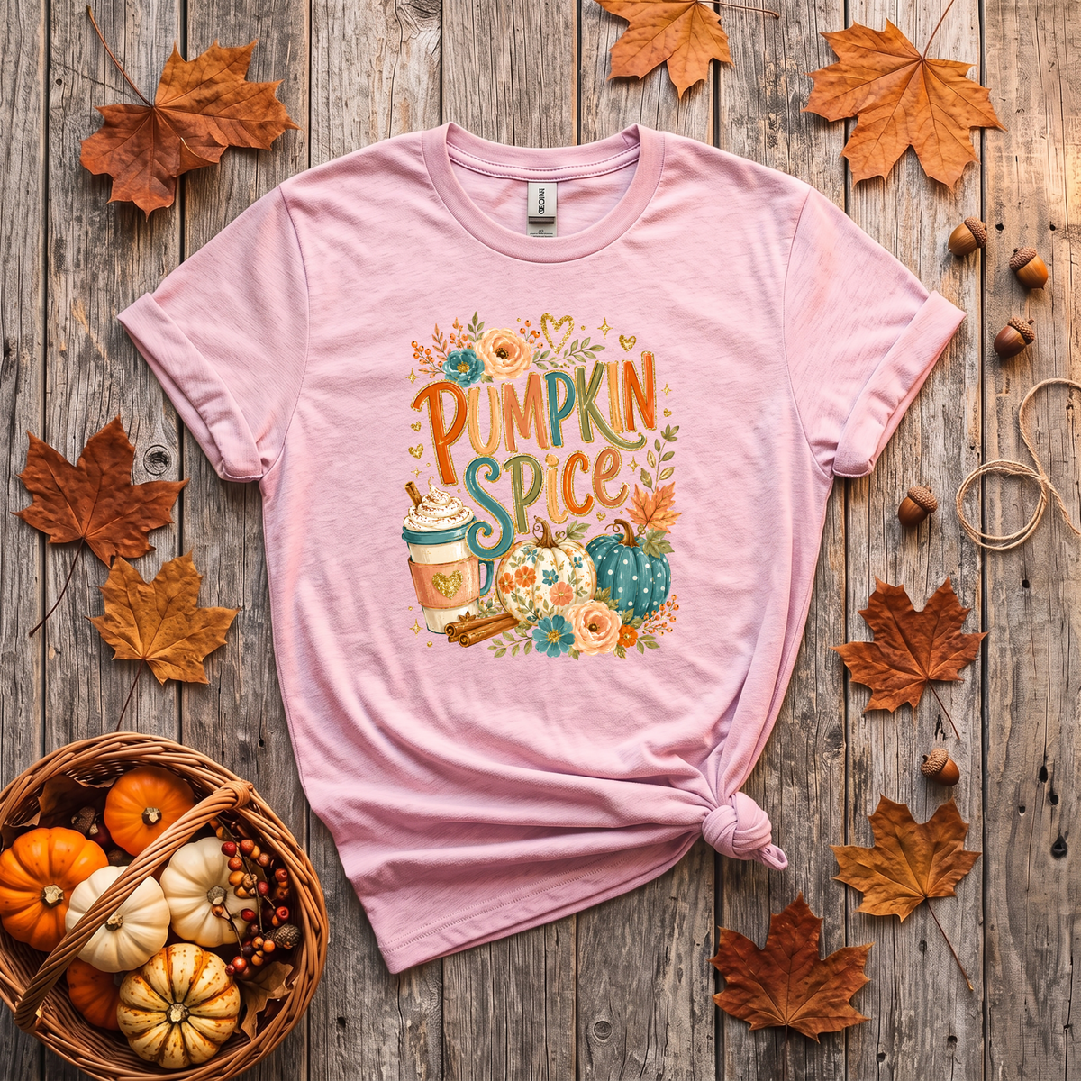 Pumpkin Spice Fall Crewneck Sweatshirt | Cozy Autumn Pumpkin Coffee Shirt