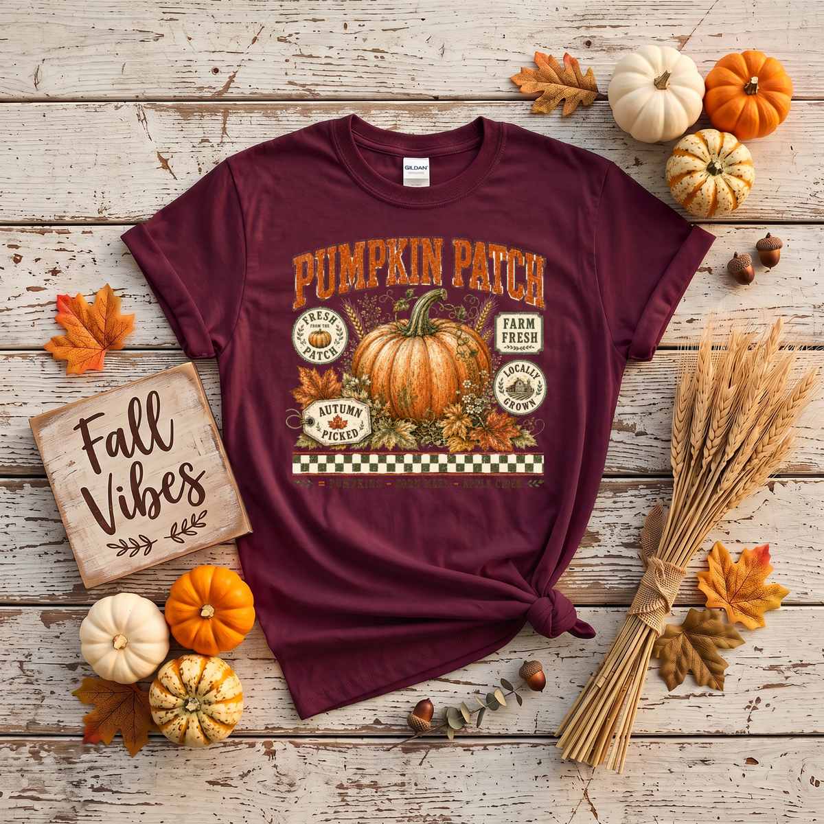 Pumpkin Patch Crewneck Sweatshirt | Vintage Fall Pumpkin Sweatshirt | Cozy Autumn Shirt