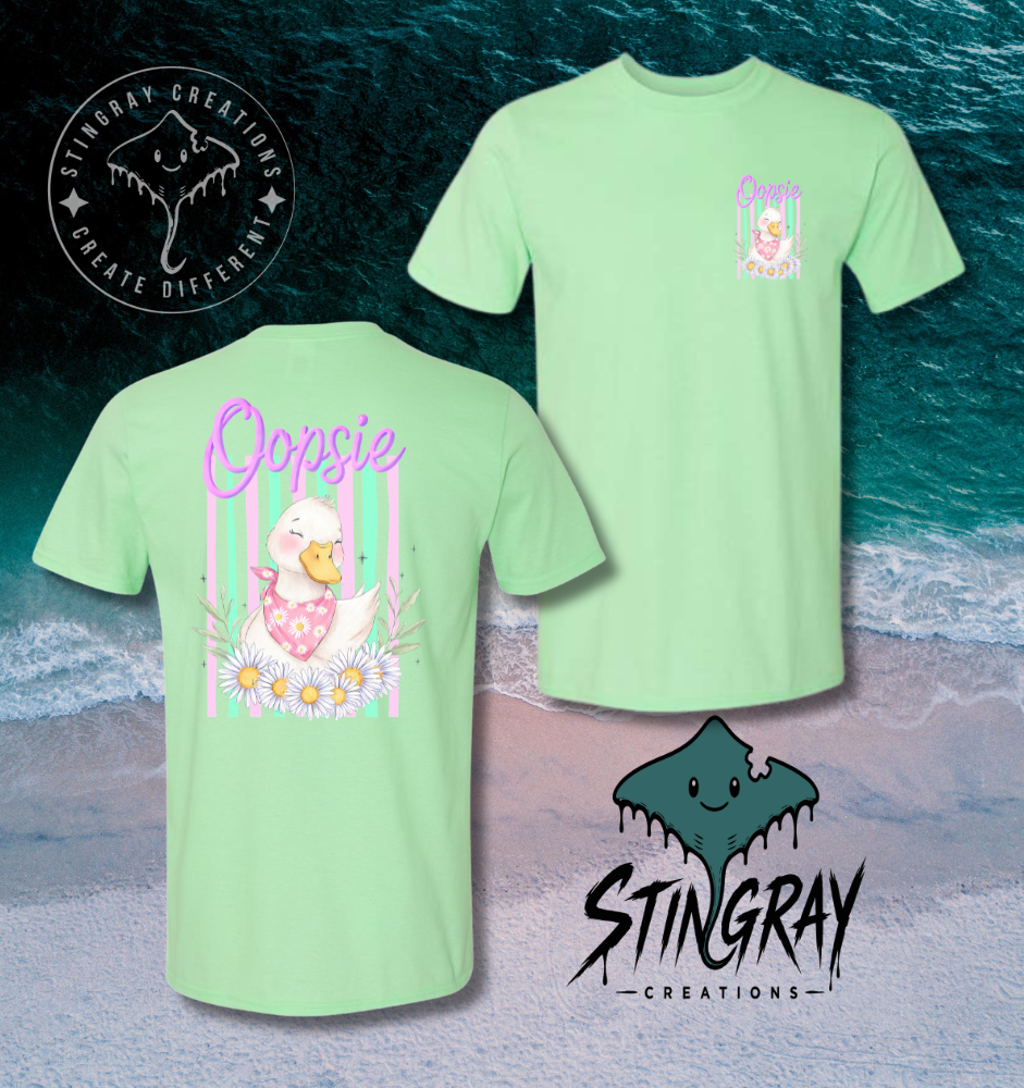 Cute Duck Graphic Tee | Daisy Duck Shirt | Cottagecore Farm Animal Summer Shirt