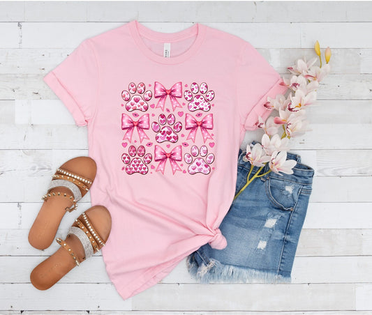 Valentines Paw Print T-shirt/Sweatshirt