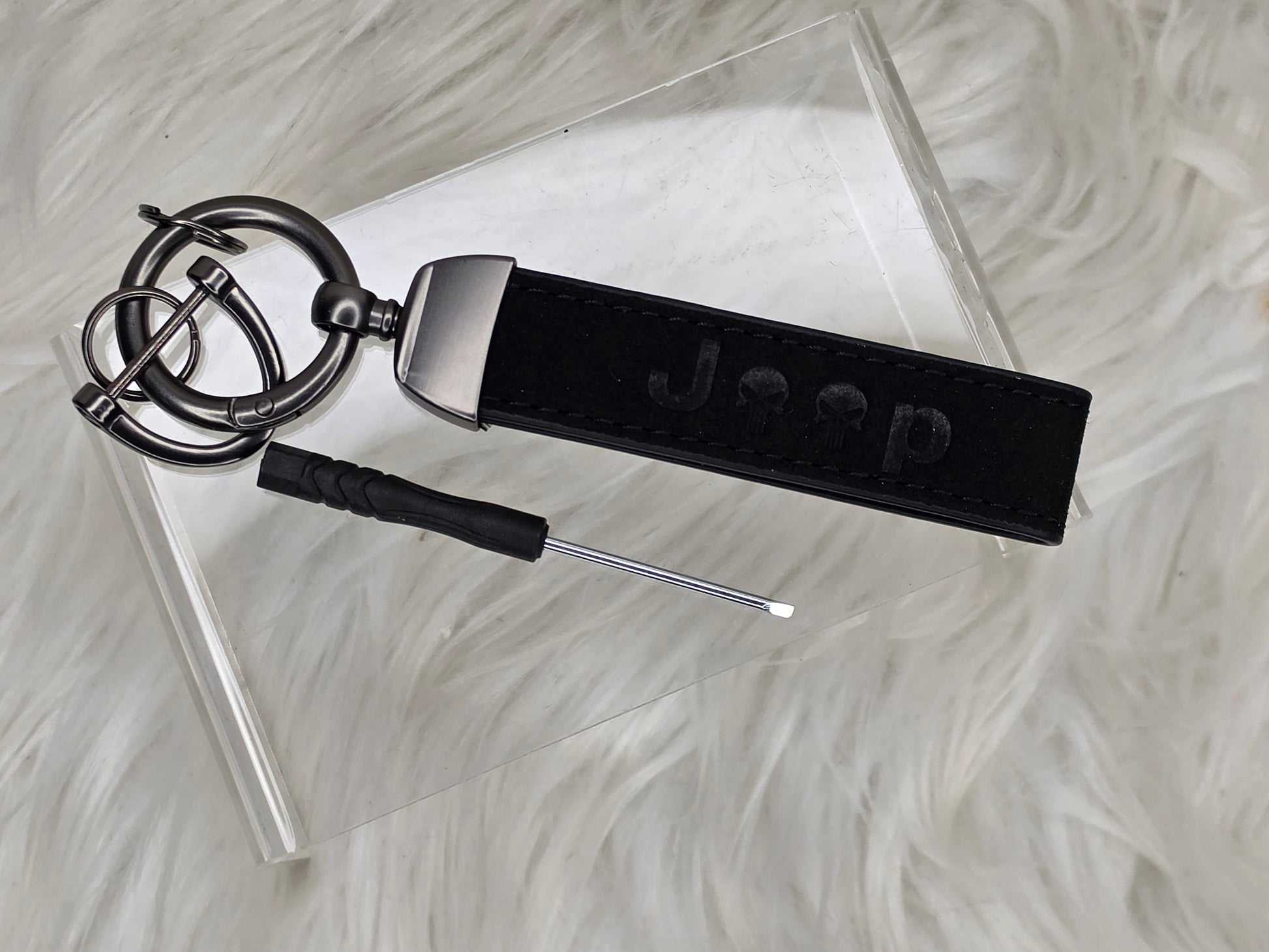 Jeep keychain, Jeep leather keychain, Jeep skull keychain, Jeep key fob, Jeep accessory, Jeep owner gift, off road keychain, overland accessory, Jeep enthusiast gift, black leather keychain, rugged keychain, truck keychain, adventure accessory, Jeep lifestyle gear, everyday carry keychain, Jeep club gift, off road gift, premium keychain, engraved Jeep keychain, Jeep merchandise.