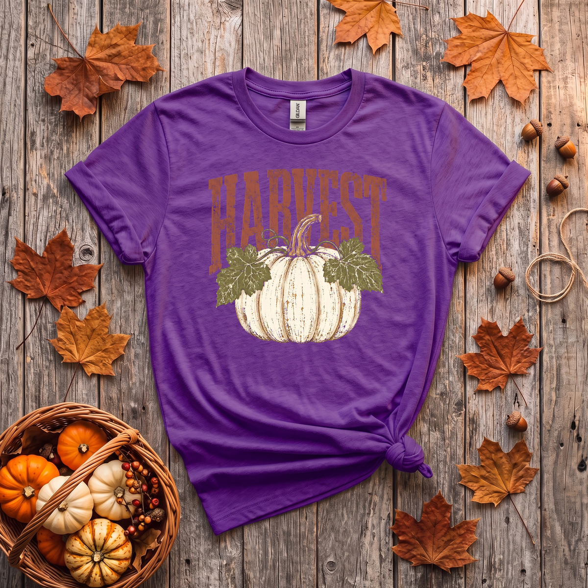 Harvest Pumpkin Crewneck Sweatshirt | Vintage Fall Pumpkin Sweatshirt