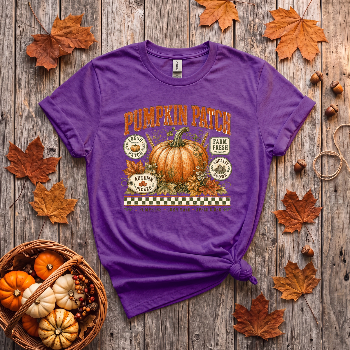 Pumpkin Patch Crewneck Sweatshirt | Vintage Fall Pumpkin Sweatshirt | Cozy Autumn Shirt
