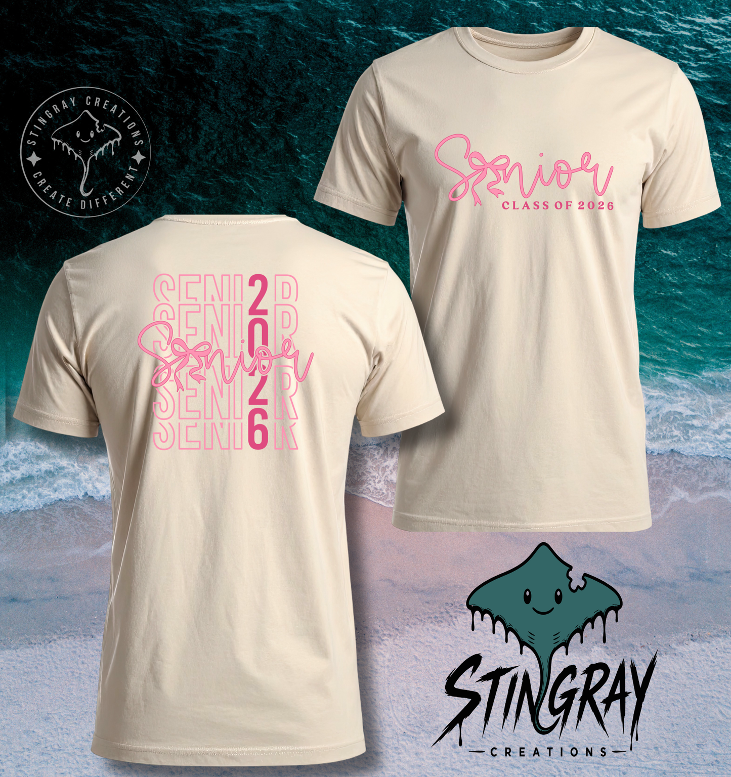 Senior Class of 2026 T Shirt & Crewneck Sweatshirt | Senior Year Apparel