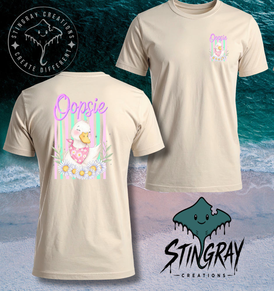 Cute Duck Graphic Tee | Daisy Duck Shirt | Cottagecore Farm Animal Summer Shirt
