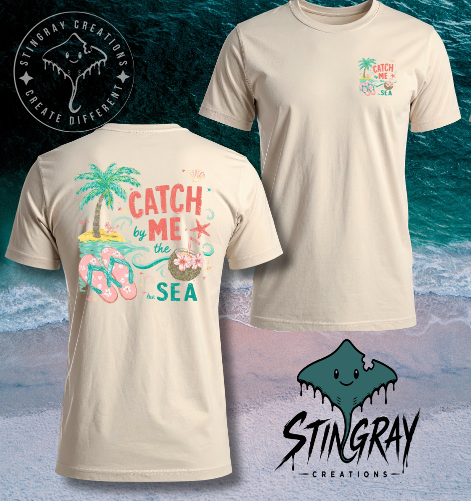 Catch Me by the Sea Shirt | Coastal Beach Graphic Tee