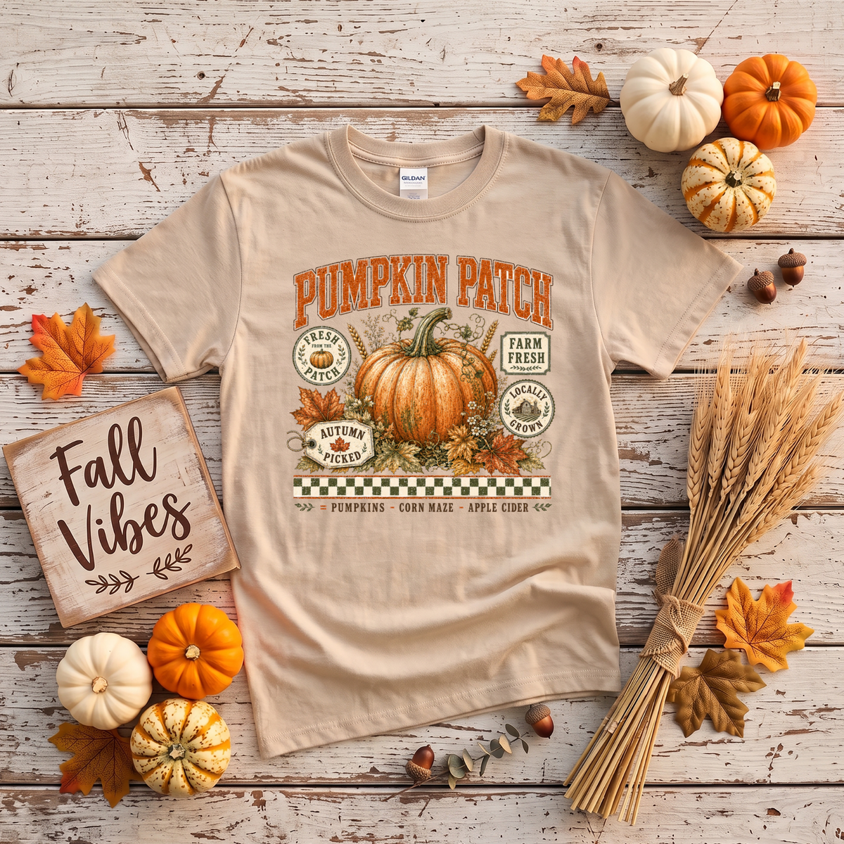 Pumpkin Patch Crewneck Sweatshirt | Vintage Fall Pumpkin Sweatshirt | Cozy Autumn Shirt