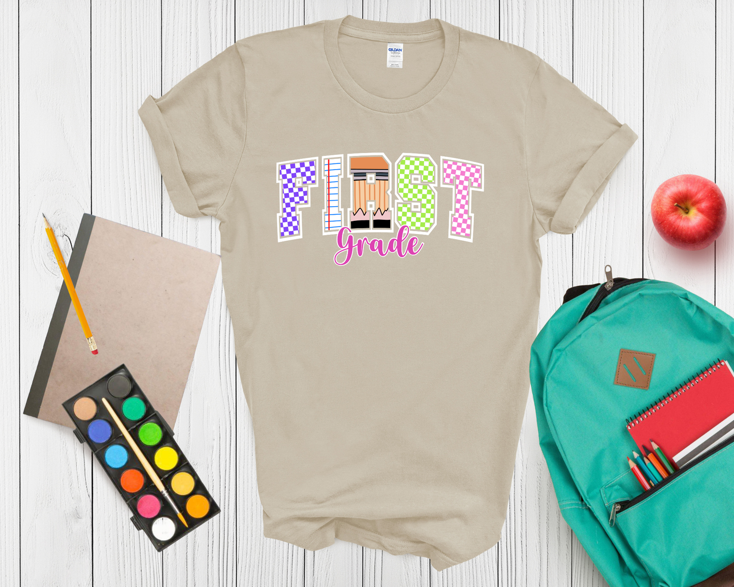 Pre K Through 5th Grade Back to School Shirt | Custom Grade Level Student T Shirt