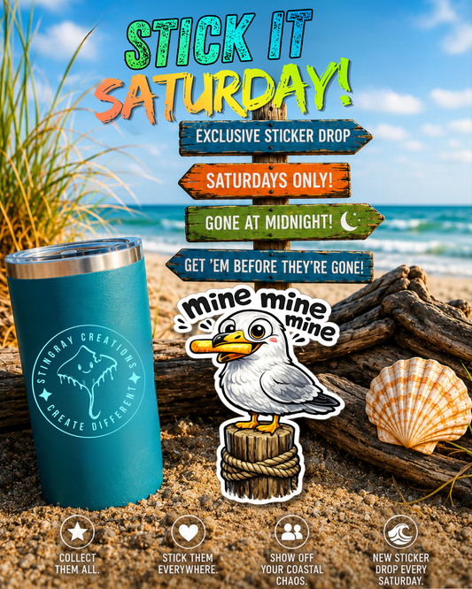Stick it Saturday! Exclusive Saturday Sticker Drop!