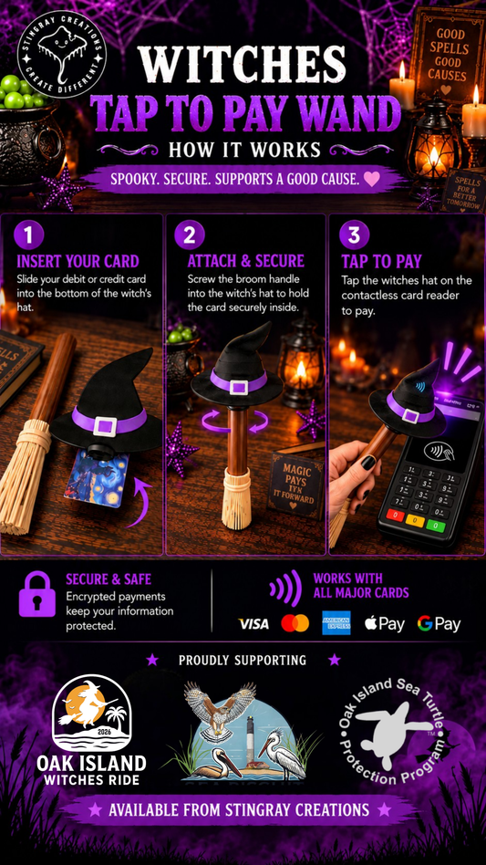 Witches Tap to Pay Wand | Oak Island Witches Ride 2026
