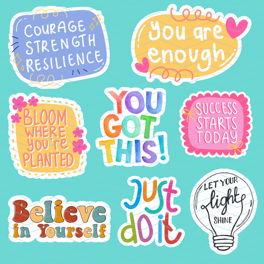Affirmation Sticker Pack (Digital Download)