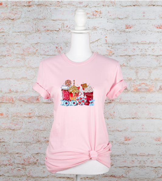 XOXO Valentine Coffee Tee ☕💘