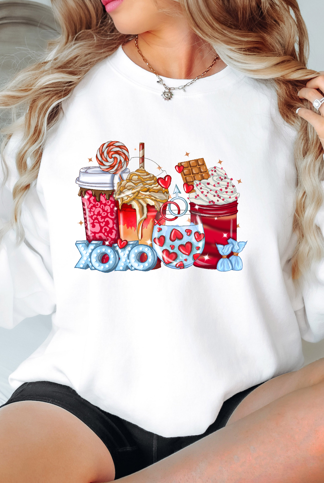 XOXO Valentine Coffee Tee ☕💘