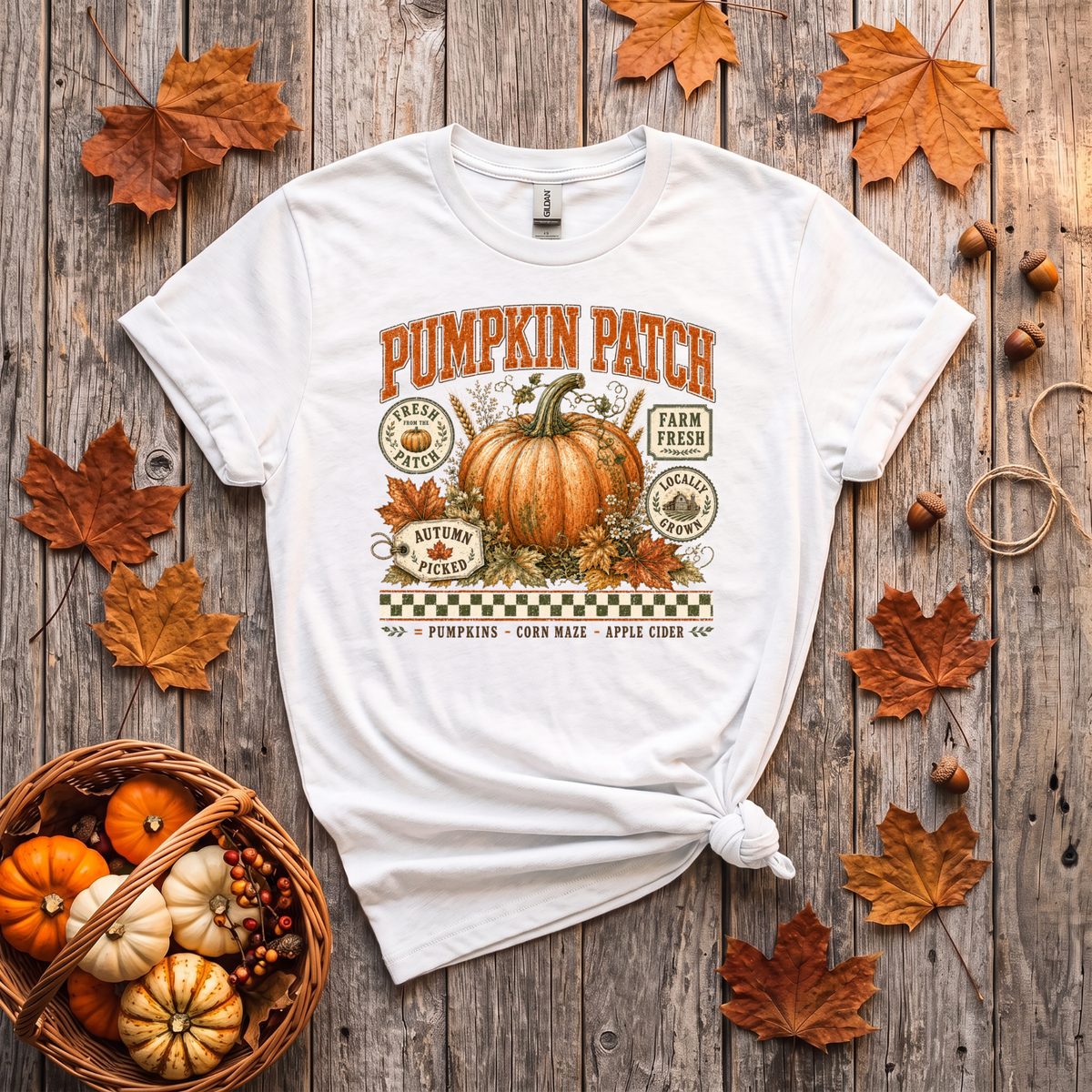 Pumpkin Patch Crewneck Sweatshirt | Vintage Fall Pumpkin Sweatshirt | Cozy Autumn Shirt