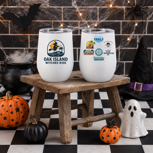 Oak Island Witches Ride 2026 Sponsor Tumbler