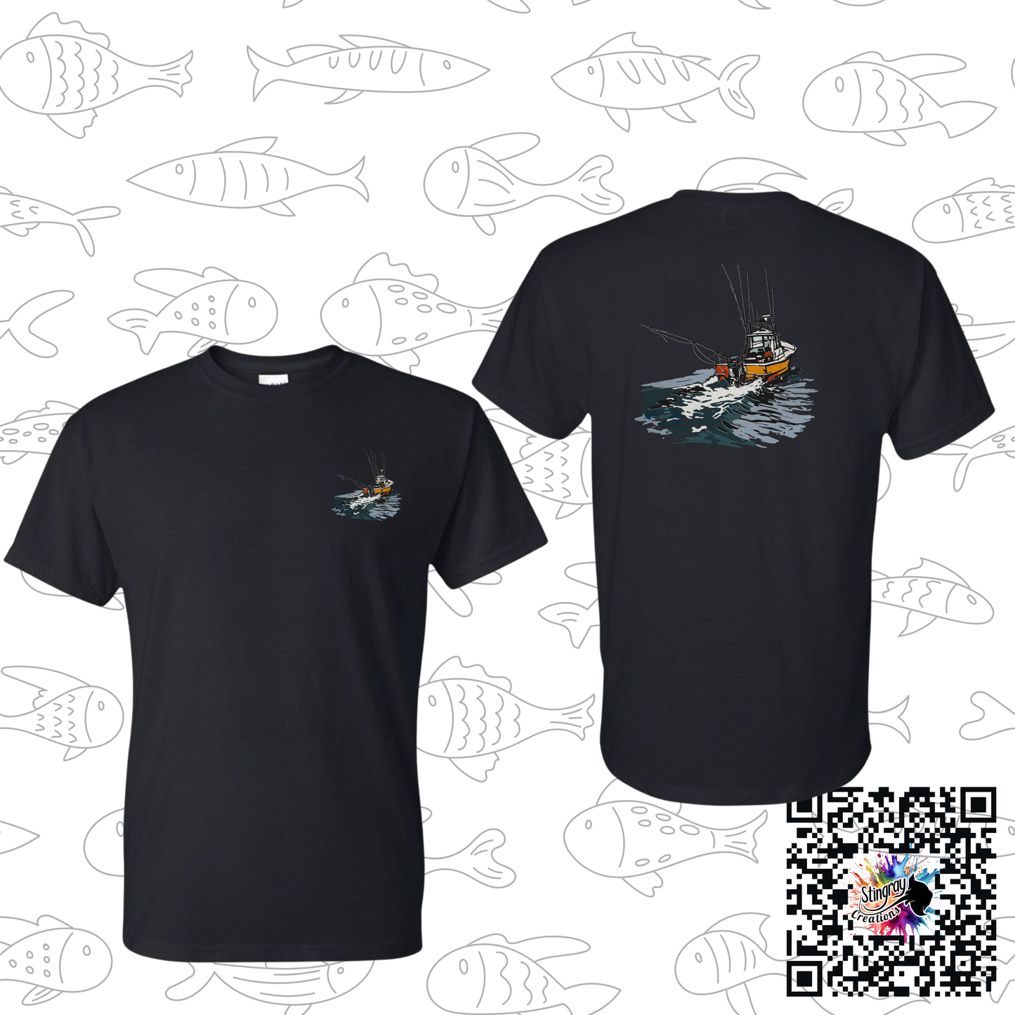 Offshore Run Fishing Tee