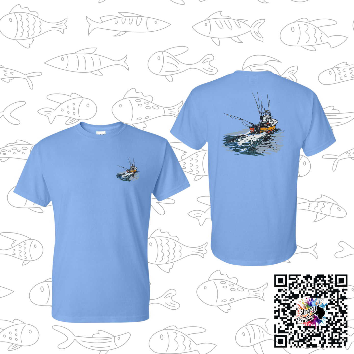 Offshore Run Fishing Tee