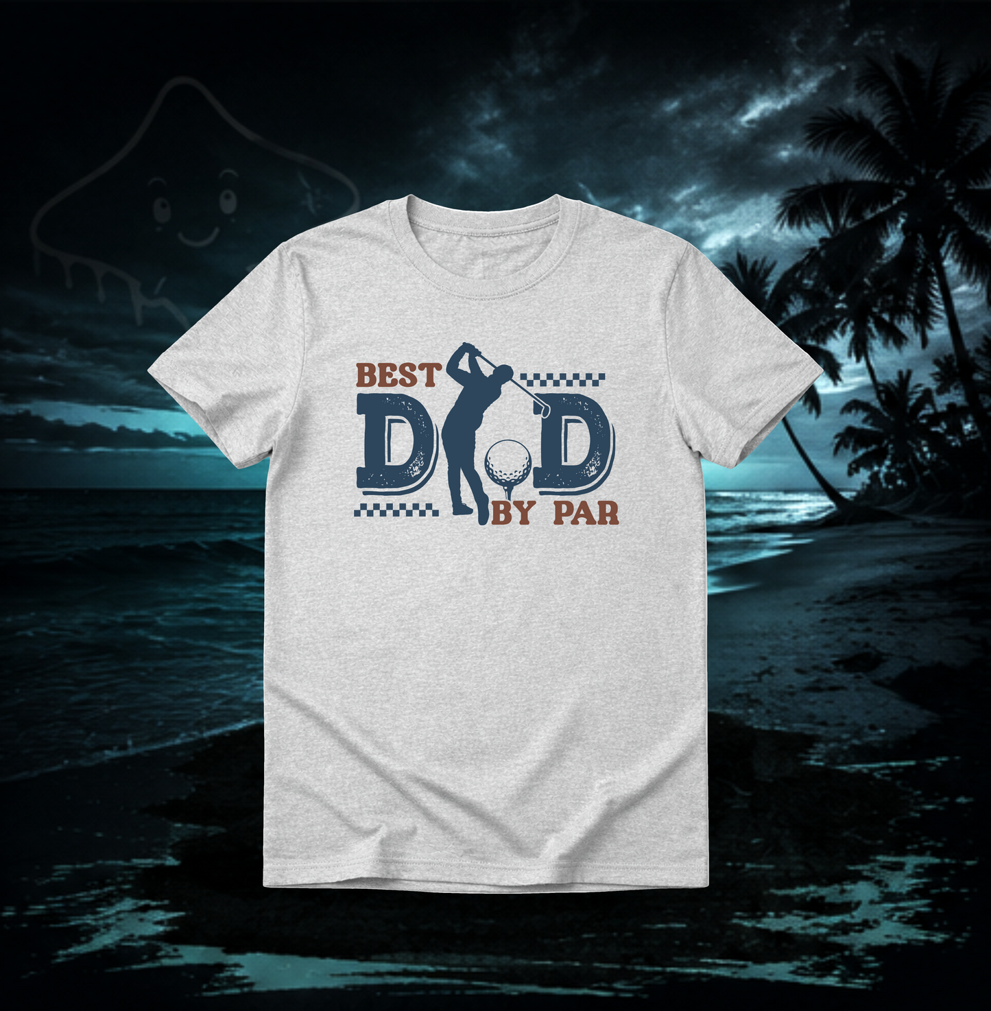 Best Dad By Par Golf Shirt | Funny Golf Dad Graphic Tee