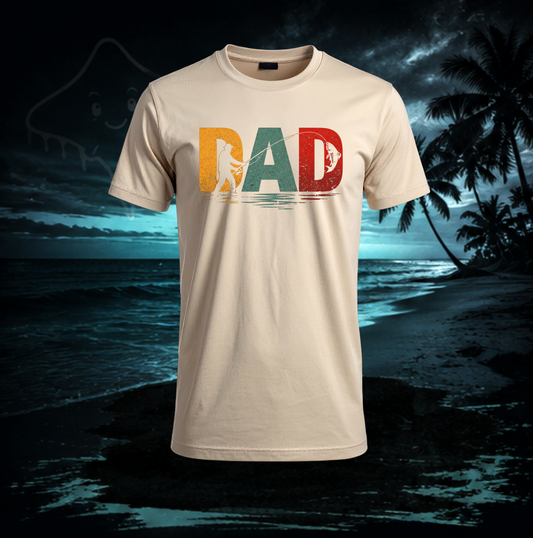 Vintage Fishing Dad Shirt | Retro Fisherman Graphic Tee