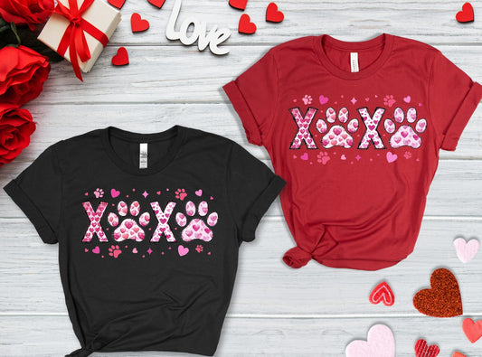 Pawprint XOXOX T-shirt/Sweatshirt
